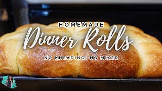 EASY & FLUFFY HOLIDAY DINNER ROLLS | NO KNEADING OR MIXER REQUIRED! | BEGINNER FRIENDLY RECIPE by ThatGirlCanCook! 9,755 views 6 months ago 7 minutes, 20 seconds