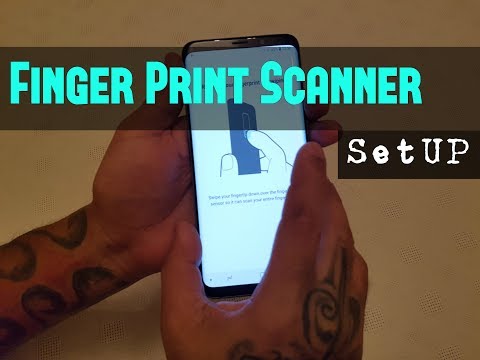 Samsung Galaxy S9 Plus Setup Finger Print Lock Security