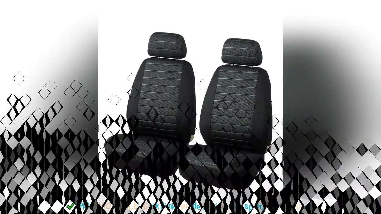 Universal Car Seat Covers Full Set Cloth Set for Most Sedans Vans SUVs Trucks Car Seat Protector Fro