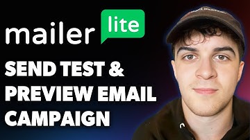 How to Send a Test Email and Preview Email Campaign - Mailerlite (Full 2025 Guide)