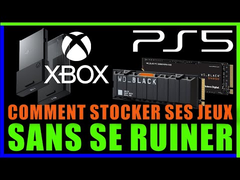 Stocker ses jeux Xbox Series X/S et PS5 sans se ruiner ? Quel est