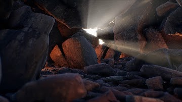 Cave using Unreal Engine 4 and Quixel Megascans