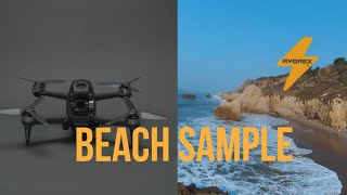 Color Grade DJI FPV drone Beach Cinematic Sample Drone Footage