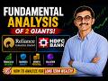 Finance in 50 Days - Day 22 How to Analyze Any Stock Fundamentally | Reliance & HDFC Bank