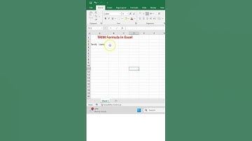 Excel TRIM Formula 👉 Remove Spaces in 1 Click!
