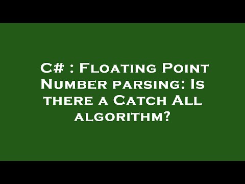 C# : Floating