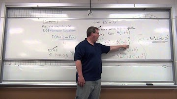 Difference Quotient Example