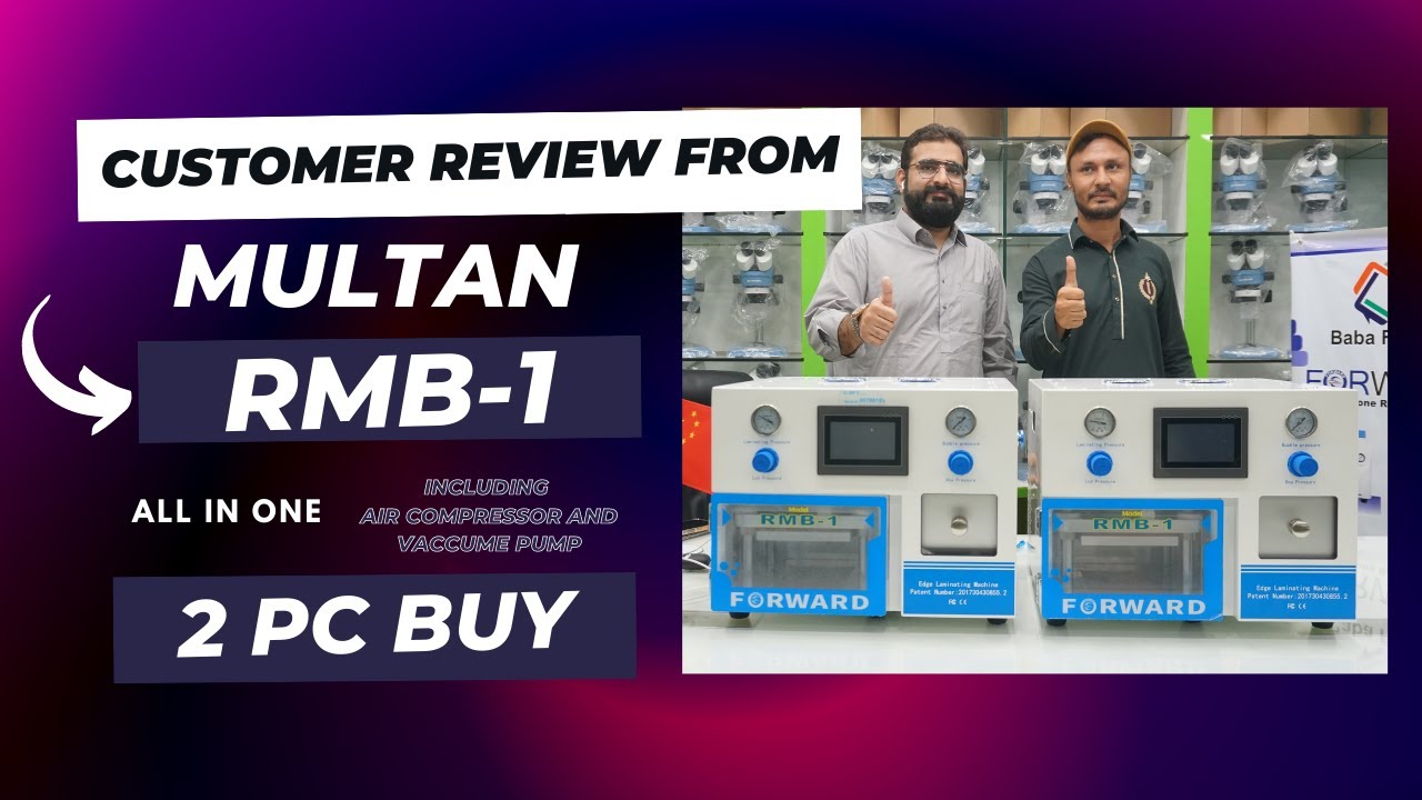 Forward RMB 1 EDGE OCA Machine | Customer from MULTAN | BFT 2022 | OCA ...