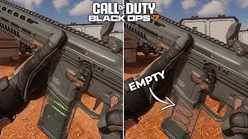 BO7 Every Gun - Full vs Empty Mag Inspect Animations