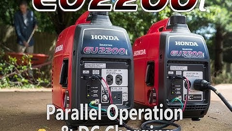 Honda EU2200i Generator Parallel and DC Charging