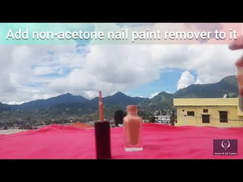 How to restore dried or thick nail polish