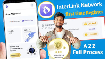 How to interlink network full Register Process | inter link network airdrop Free Mining App