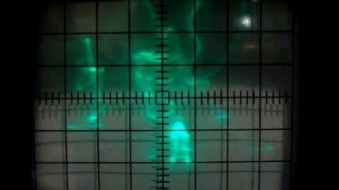 Quake on Soviet OML-3M oscilloscope | XY vector audio graphics