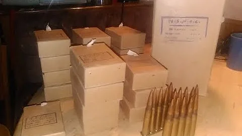 Ethiopian 8mm Mauser FMJ 1950's production Unboxing and Range Testing