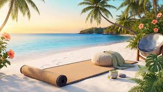 Seaside Jazz Meditation Mix | Steel Pan & Ocean Waves | Tropical Morning | 4 Hours