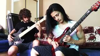 Prison Born By The Faceless guitaru0026bass Cover  Chase Bryantu0026yas Nomura