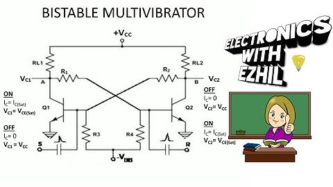 Bistable Multivibrator using transistors || ELECTRONICS with EZHIL