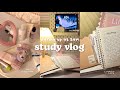 5am study vlog  5am morning routine cafe study lots of studying hauls and more