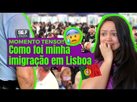 COMO FOI MINHA IMIGRAÇÃO NO AEROPORTO DE LISBOA?!