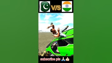 India vs Pakistan me kaun sa win hoga... #Indian bike driving 3d game me #ytshorts #shorts #sorts