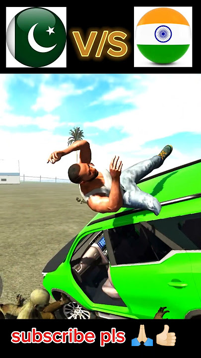India vs Pakistan me kaun sa win hoga... #Indian bike driving 3d game me #ytshorts #shorts #sorts