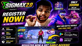 SIGMAX 2.0 REGISTER NOW! 🚀 Play Your Own Battle Royale Game | Download APK & Play Now! @Gamingsppro