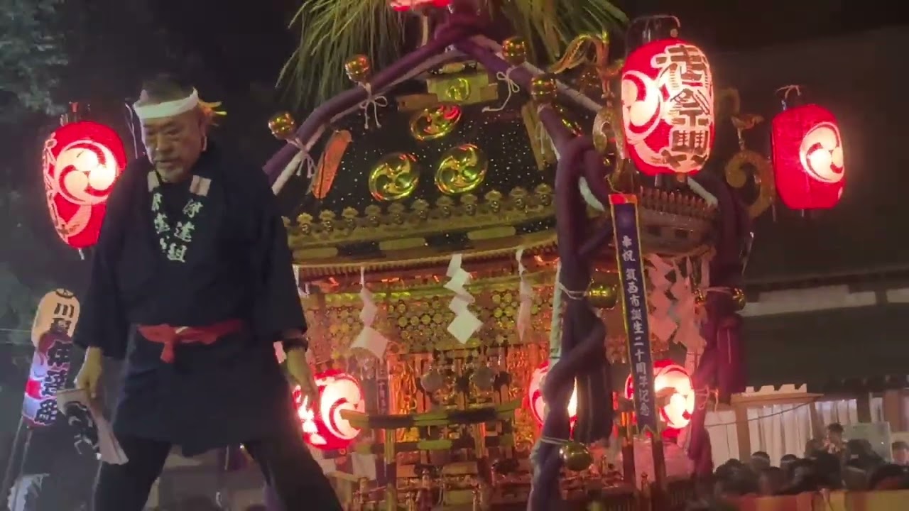 下館祇園祭 平成神輿宮入り2025