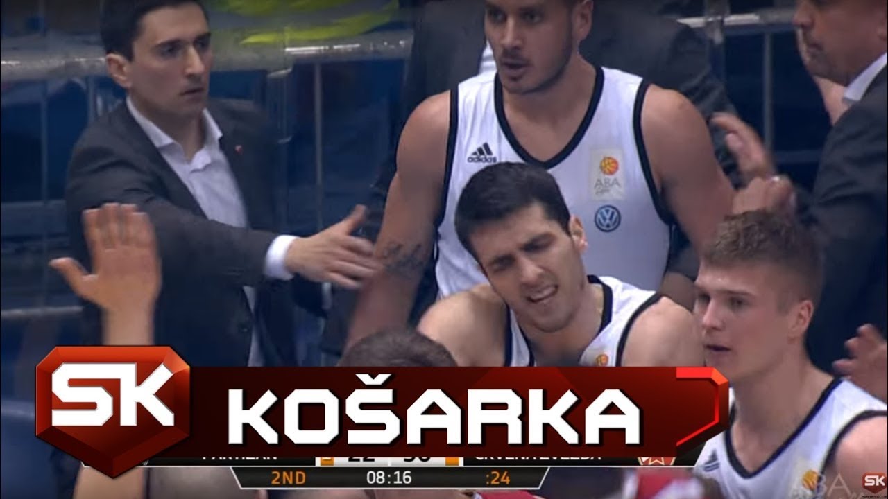 Pavlović Nasrće na Kalinića u Finalu ABA 2015 | Crvena Zvezda - Partizan SPORT KLUB | Košarka