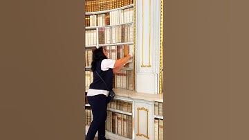 Most enchanting library in the world 😍 📍Admont Abbey Library, Austria #library #beautyandthebeast