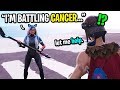 I met a kid battling Cancer in Fortnite random duos... (this is not fair)