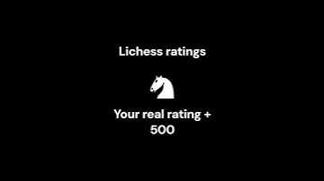 Chess com rating vs Lichess org ratings #shorts