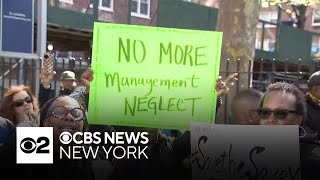 Tenants at Harlem apartment building say nothing is being done about unsafe conditions