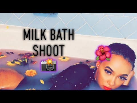 Milk bath shoot