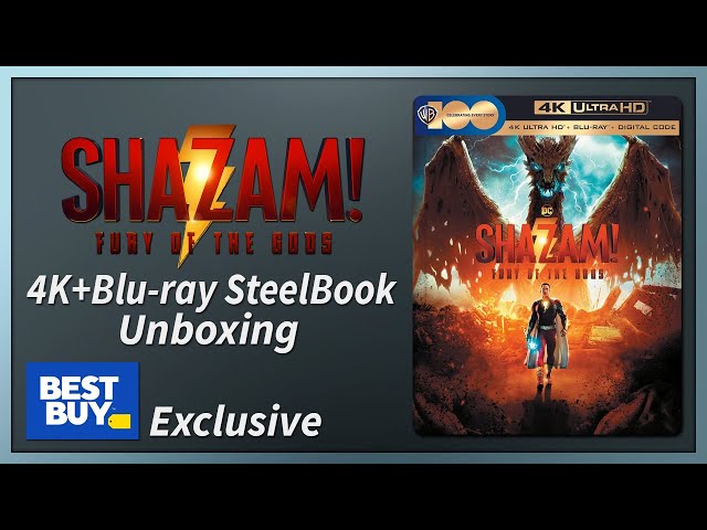 Shazam! Fury of the Gods [SteelBook] [4K Ultra HD Blu-ray/Blu-ray] [Only @  Best Buy] [2023] - Best Buy