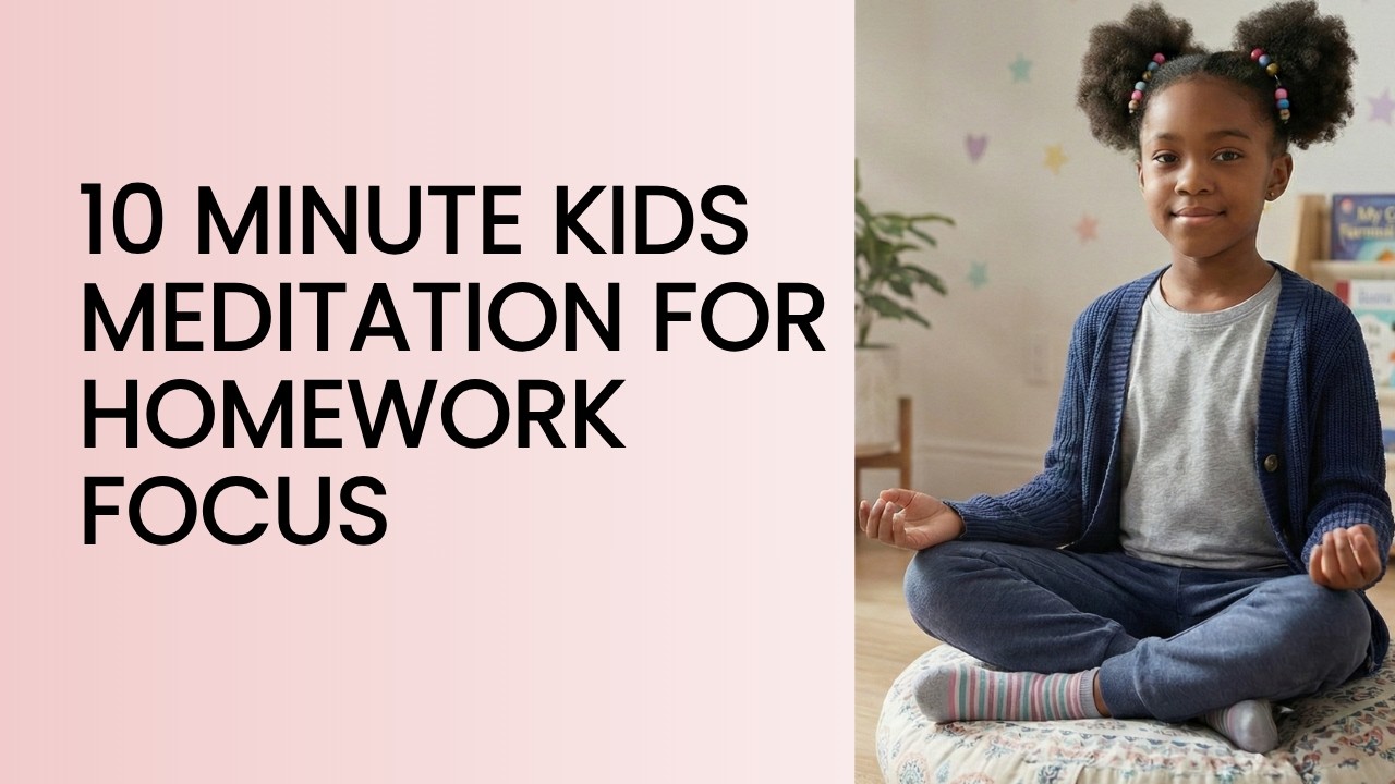 10 Minute Kids Meditation for Homework Focus