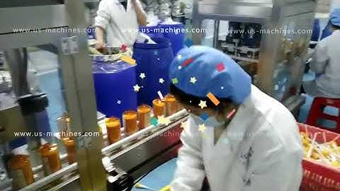 Automatic shampoo liquid double nozzles tracking filling screw capping machine