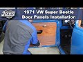 JBugs - 1971 VW Super Beetle - Door Panels Installation