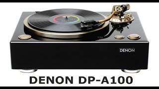 Проигрыватель виниловых пластинок DENON DP-A100 в домашней аудиосистеме