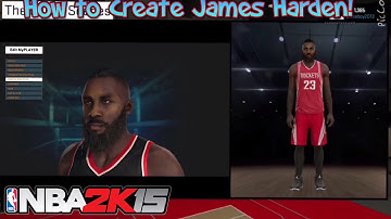 How to Create James Harden in NBA 2k15 | My Player Face Sculpting