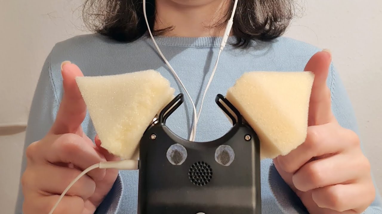 ASMR Foam Sounds on Tascam Mic / No Talking