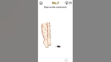 Brain Out Game | Level 7 | Step on the cockroach | Brain Out Gameplay | Beat them all