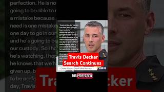 Sheriff Mike Morrison is committed to finding Travis Decker #newsupdate #washington #manhunt #news