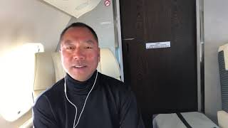 20180928之2--文贵在会议结束后返回途中的飞机上，和战友们汇报一下会议的初步概况