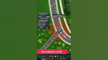 The Best Cities Skylines mods / roundabout builder mod #shorts