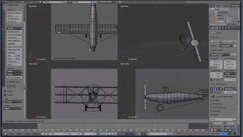 CreatorsWorkshop Lecture02 - Blender 3d Modeling Plane part01