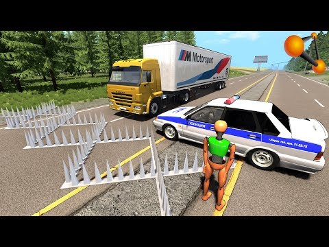 Видео: ДА ОН МАНЬЯК, ЖИВЫМ НЕ БЕРЕМ! 300 КМ/Ч НА ФУРЕ | BeamNG.drive