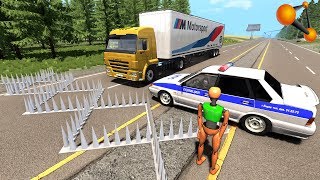 ДА ОН МАНЬЯК, ЖИВЫМ НЕ БЕРЕМ! 300 КМ/Ч НА ФУРЕ | BeamNG.drive