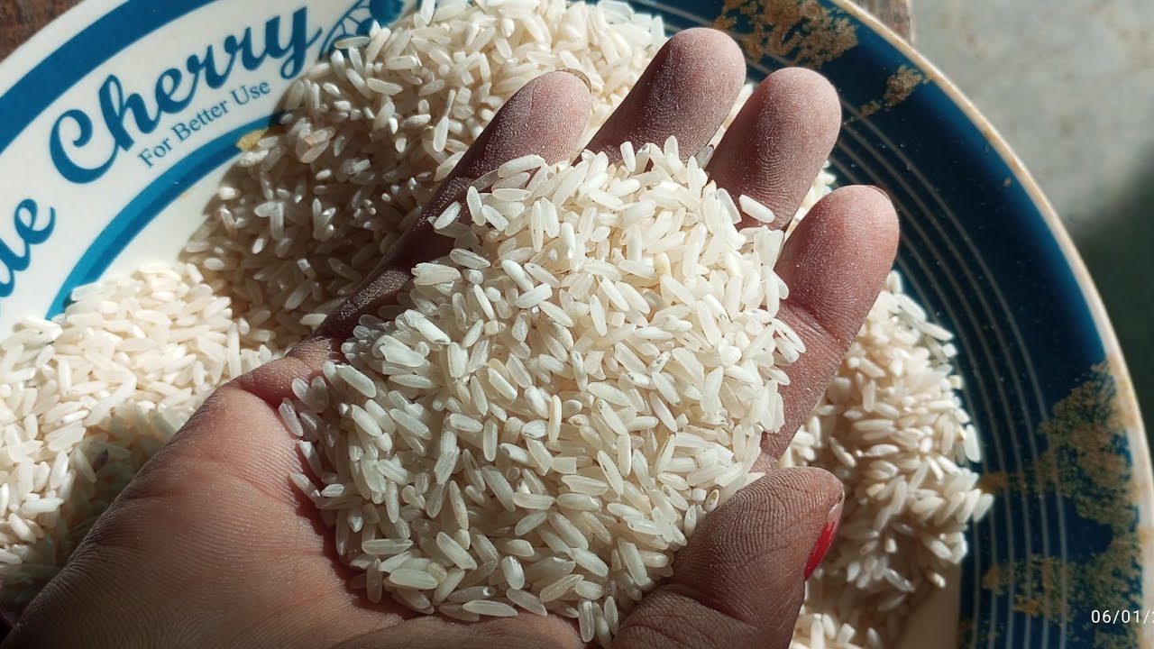 Dusty Ration Raw Rice Contain Dusty rice||raw rice eating||crunchy sound||binkey channel ...