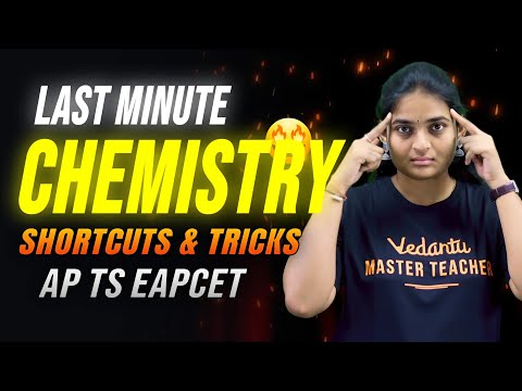Last Minute CHEMISTRY Hacks for EAPCET 2025 – Don't Miss These! 🔥