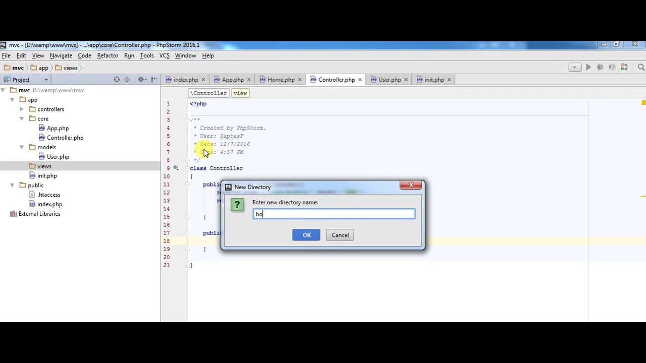 PHP MVC Application in hindi Part(6 of 6) - YouTube